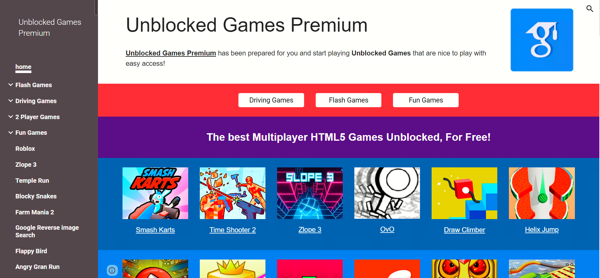 Unblocked games Premium